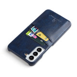 For Samsung Galaxy S22+ Plus Case Deluxe Leather Protective Cover Blue | iCoverLover Australia