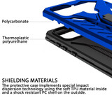 For Samsung Galaxy A72 5G/4G Case Armour Shockproof Tough Cover with Kickstand Blue | iCoverLover Australia