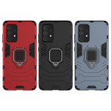 For Samsung Galaxy A52 5G/4G Plastic Shockproof Protective Case, Magnetic Ring Holder, Red | iCoverLover Australia