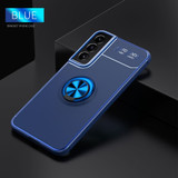 For Samsung Galaxy S22+ 5G Case Metal Ring Holder Protective TPU Cover, Blue | iCoverLover Australia