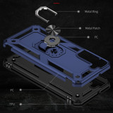 For Samsung Galaxy S22 5G Case Shockproof TPU + PC Protective Cover, Ring Holder, Blue | iCoverLover Australia