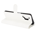 For Samsung Galaxy A32 5G Lychee Folio Protective Case, Kickstand, Wallet, White | iCoverLover Australia