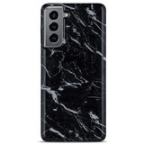For Samsung Galaxy S21+ Plus Case, TPU Glossy Marble Pattern Protective Cover, Black | iCoverLover Australia