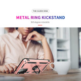 For Samsung Galaxy A72 5G/4G Shockproof TPU + PC Protective Case ,Ring Holder, Rose Gold | iCoverLover Australia