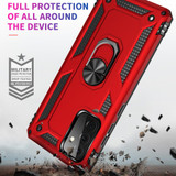 For Samsung Galaxy A72 5G/4G Shockproof TPU + PC Protective Case ,Ring Holder, Red | iCoverLover Australia