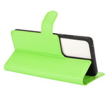 For Samsung Galaxy S21 Ultra Case Lychee Folio Protective PU Leather Wallet Cover, Green | iCoverLover Australia