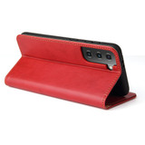 For Samsung Galaxy S21 Case Leather Flip Wallet Folio Cover Red | iCoverLover Australia