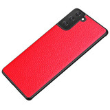 For Samsung Galaxy S21+ Plus Case Genuine Leather Slim Fit Protective Cover Red | iCoverLover Australia