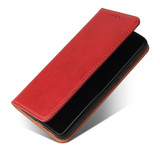 For Samsung Galaxy S21+ Plus Case Leather Flip Wallet Folio Cover Red | iCoverLover Australia