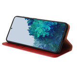 For Samsung Galaxy S21+ Plus Case Leather Flip Wallet Folio Cover Red | iCoverLover Australia