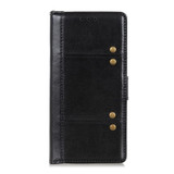 For Samsung Galaxy S21+ Plus Case Wild Horse Texture Folio PU Leather Cover, Wallet & Kickstand, Black | iCoverLover Australia