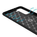 For Samsung Galaxy S21+ Plus Case Metal Ring Holder 360 Degree Rotating TPU Cover, Black+Red | iCoverLover Australia