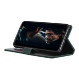 For Samsung Galaxy S21+ Plus Case Wild Horse Texture Folio PU Leather Cover, Wallet & Kickstand, Green | iCoverLover Australia