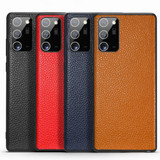 For Samsung Galaxy Note 20 Case Genuine Leather Durable Slim Fit Protective Cover Brown | iCoverLover Australia