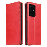 For Samsung Galaxy S20 Ultra Case Leather Flip Wallet Folio Cover Red | iCoverLover Australia