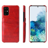 For Samsung Galaxy S20 Case Deluxe Leather Protective Cover Red | iCoverLover Australia