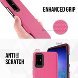 For Samsung Galaxy S20 Case Armour Protective Strong Cover Pink | iCoverLover Australia