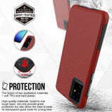 For Samsung Galaxy S20 Ultra Case Armour Protective Strong Cover Red | iCoverLover Australia