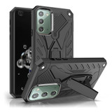 For Samsung Galaxy Note 20 Case, Armour Shockproof Tough Cover with Kickstand, Black | iCoverLover Australia