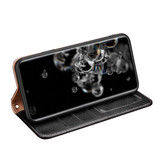 For Samsung Galaxy S20 Case Genuine Leather Luxury Wallet Case Black | iCoverLover Australia