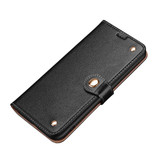 For Samsung Galaxy S20 Case Genuine Leather Luxury Wallet Case Black | iCoverLover Australia