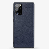 For Samsung Galaxy Note 20 Case Genuine Leather Durable Slim Fit Protective Cover Blue | iCoverLover Australia