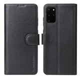 For Samsung Galaxy S20+ Plus Case iCoverLover Genuine Cow Leather Wallet Cover Black | iCoverLover Australia