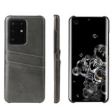 For Samsung Galaxy S20+ Plus Case Deluxe Leather Protective Cover Grey | iCoverLover Australia
