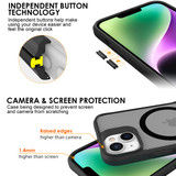 For iPhone 14 Case Compatible with MagSafe Carbon Fibre Pattern Cover Black | iCoverLover Australia