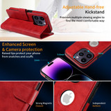For iPhone 13 Pro Max Case Detachable Wallet Cover Compatible with MagSafe Red | iCoverLover Australia