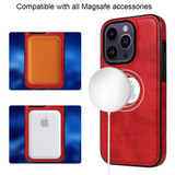 For iPhone 13 Pro Max Case Detachable Wallet Cover Compatible with MagSafe Red | iCoverLover Australia