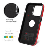 For iPhone 13 Case Detachable Wallet Cover Compatible with MagSafe Red | iCoverLover Australia