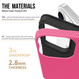 For iPhone 14 Pro Case Armour Shockproof Strong Light Slim Cover Pink | iCoverLover Australia