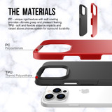 For iPhone 14 Pro Case Shockproof Protective Cover Red | iCoverLover Australia