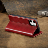 For iPhone 14 Case Leather Flip Wallet Folio Cover with Stand Red | iCoverLover Australia