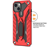 For iPhone 14 Case Armour Strong Shockproof Tough Cover with Kickstand Red | iCoverLover Australia