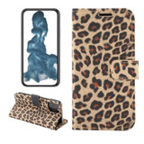 For iPhone 14 Plus Case, Leopard Print PU Leather Wallet Cover, Yellow | iCoverLover Australia