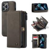 For iPhone 13 Pro Case, Wallet PU Leather Detachable Flip Cover, Brown | iCoverLover Australia