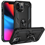 For iPhone 13 Pro Case, Protective Shockproof TPU/PC Cover, Ring Holder, Black | iCoverLover Australia