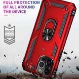 For iPhone 13 Pro Case, Protective Shockproof TPU/PC Cover, Ring Holder, Red | iCoverLover Australia