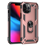 For iPhone 13 Pro Max Case, Protective Shockproof TPU/PC Cover, Ring Holder, Rose Gold | iCoverLover Australia