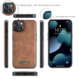For iPhone 13 Case, Wallet PU Leather Detachable Folio Cover, Brown | iCoverLover Australia