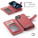 For iPhone 13 mini Case, Wallet PU Leather Detachable Folio Cover, Red | iCoverLover Australia