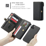 For iPhone 13 mini Case, Wallet PU Leather Detachable Flip Cover, Black | iCoverLover Australia