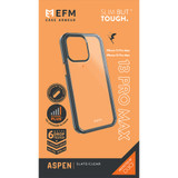 For iPhone 13 Pro Max EFM Aspen Case Armour D3O 5G Signal Plus Cover Slate Clear | iCoverLover Australia