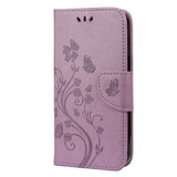 For iPhone 13 Pro Max Case, Playful Butterflies PU Leather Wallet Cover, Stand, Light Purple | iCoverLover Australia