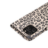 For iPhone 13 Pro Max Case, Leopard Print Folio PU Leather Wallet Cover, Card Slot, Holder, Brown | iCoverLover Australia