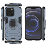 For iPhone 13 Pro Case, Shockproof PC/TPU Protective Cover with Magnetic Ring Holder, Navy Blue | iCoverLover Australia