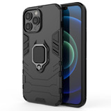 For iPhone 13 Pro Max Case, Shockproof PC/TPU Protective Cover with Magnetic Ring Holder, Black | iCoverLover Australia