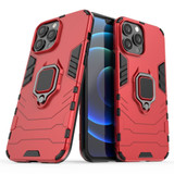 For iPhone 13 Pro Max Case, Shockproof PC/TPU Protective Cover with Magnetic Ring Holder, Red | iCoverLover Australia